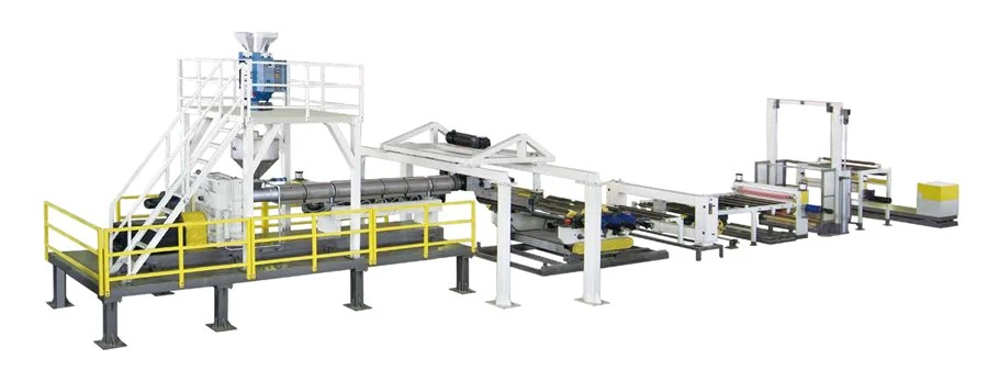 Línea de extrusión de láminas ópticas PC PMMA